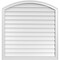 Ekena Millwork Arch Top Surface Mount PVC Gable Vent: Functional, w/ 2"W x 1-1/2"P Brickmould Frame, 38"W x 40"H GVPAR38X4002SF - alternate 1